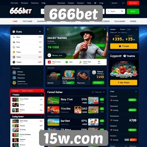 Interface e usabilidade do site 666bet